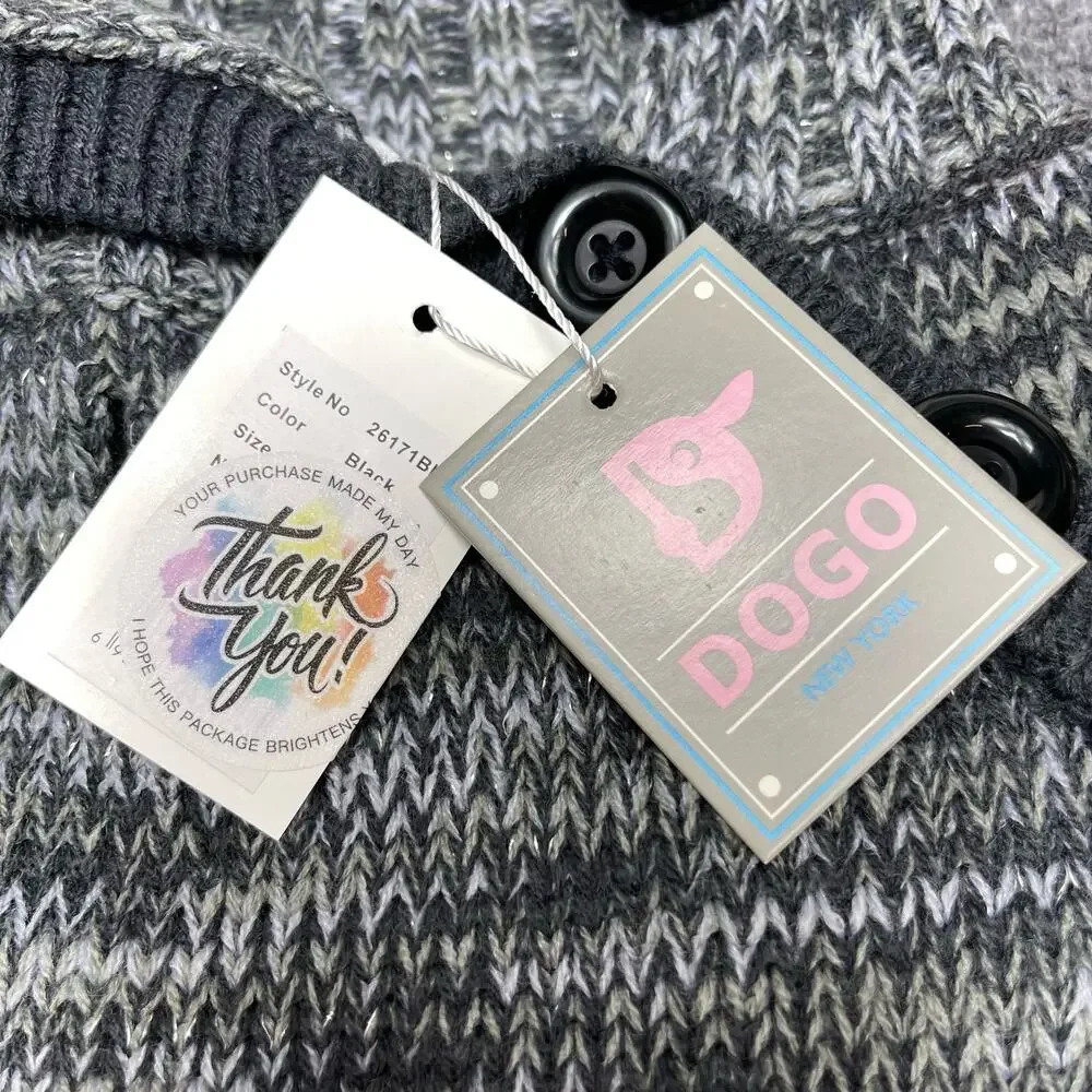 DOGO Multi-Way Turtleneck Sweater Black Size 2XL
